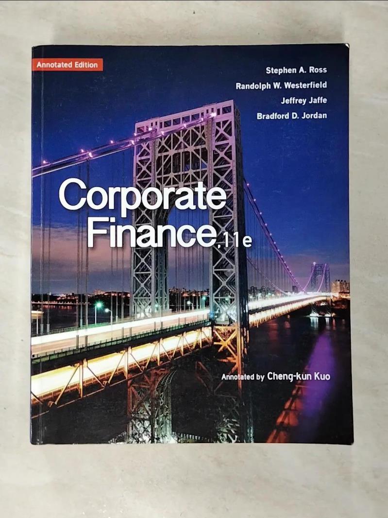 二手書|【D96】Corporate Finance11/e_Stephen Ross