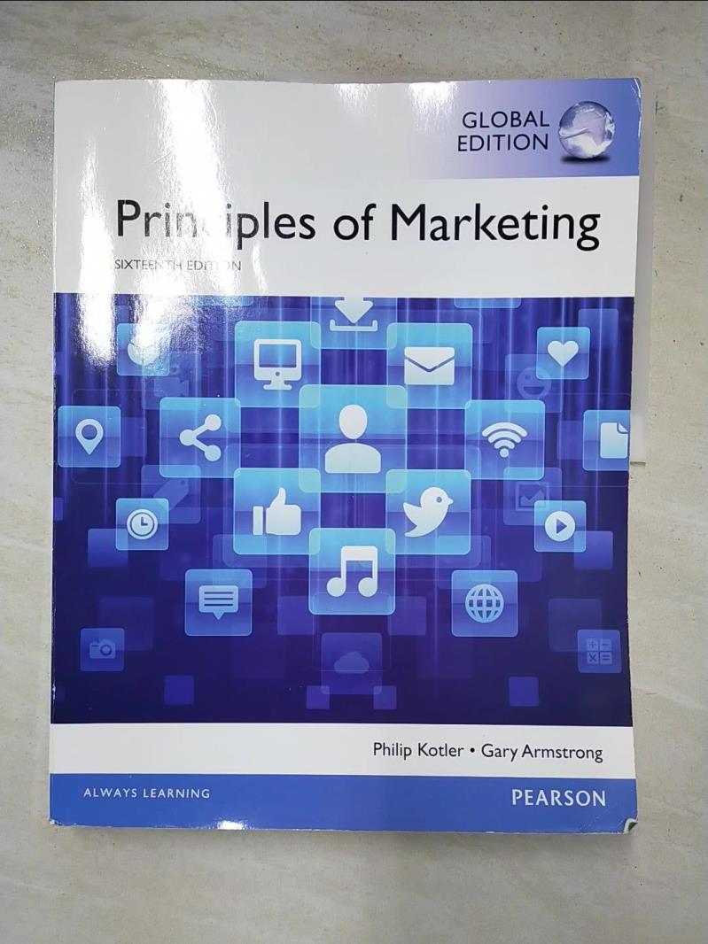 二手書|【JLG】Principles of marketing_Philip Kotler, Gary Armstrong