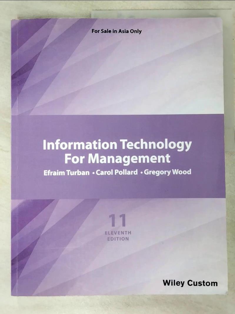 二手書|【JYB】Information Technology for Management_Carol Pollard