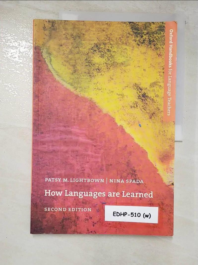 二手書|【KOK】How Languages are Learned_Parsy