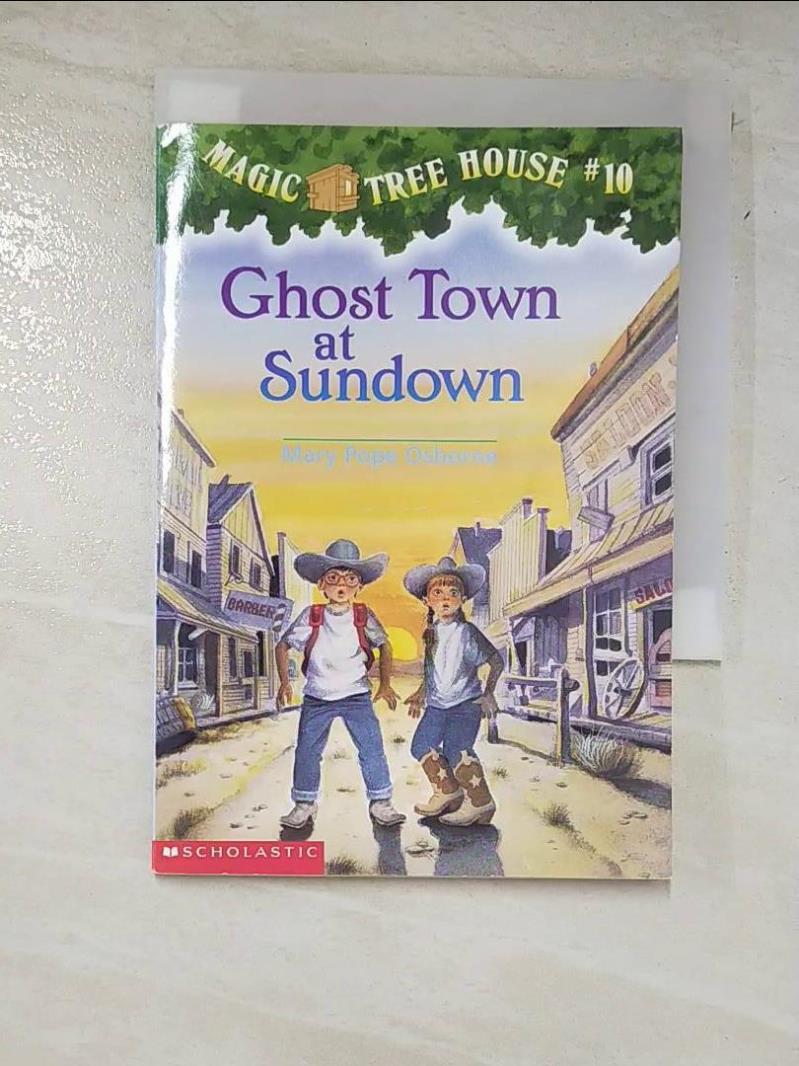 二手書|【LLA】Ghost town at sundown_Magic tree house #10_by Mary Pope Osborn