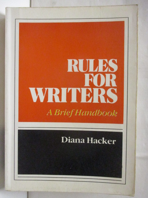 二手書|【OKG】Rules for writers_Diana Hacker