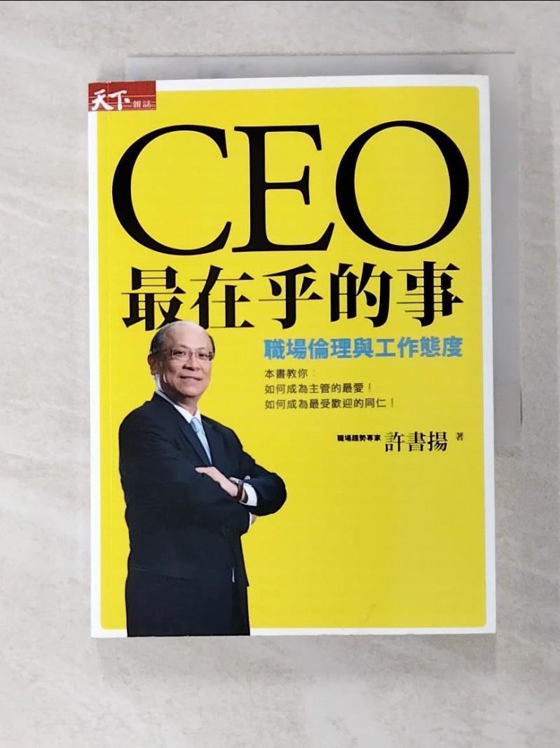 二手書|【LYB】CEO最在乎的事-職場倫理與工作態度_許書揚