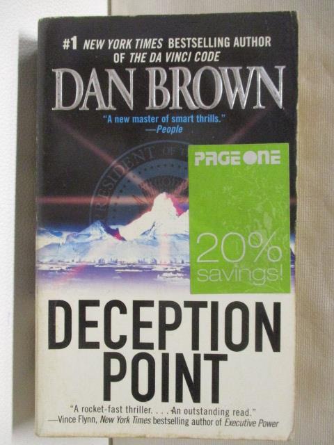 二手書|【BFA】Deception Point_Dan Brown