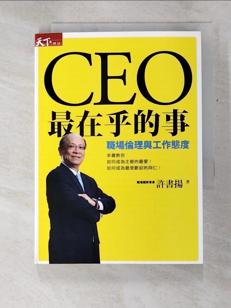 二手書|【LUY】CEO最在乎的事-職場倫理與工作態度_許書揚