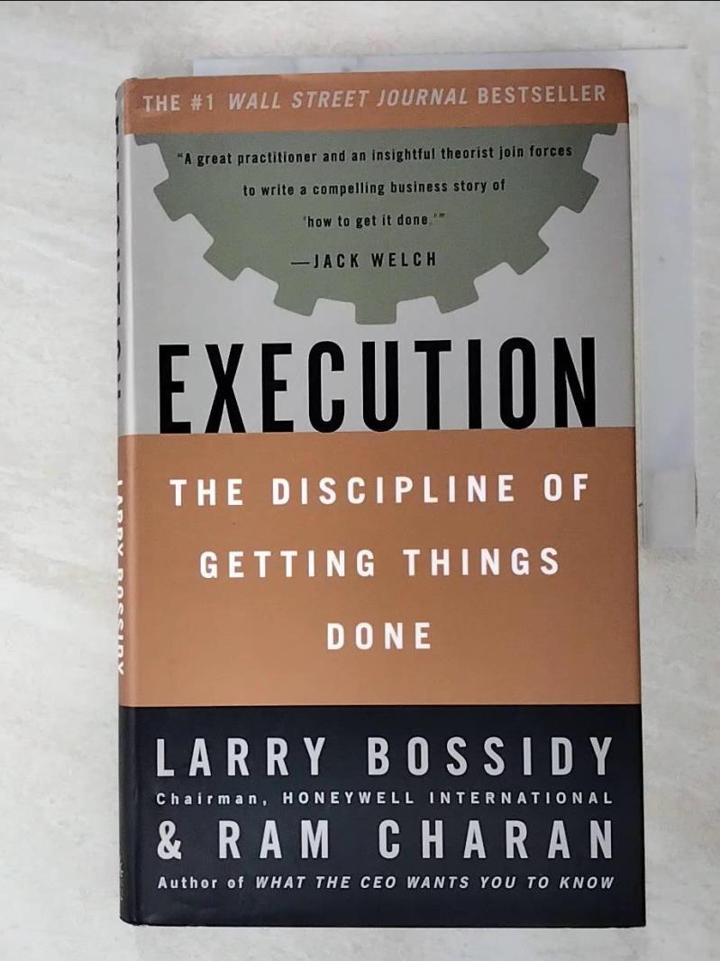 二手書|【FMB】Execution_Larry Bossidy