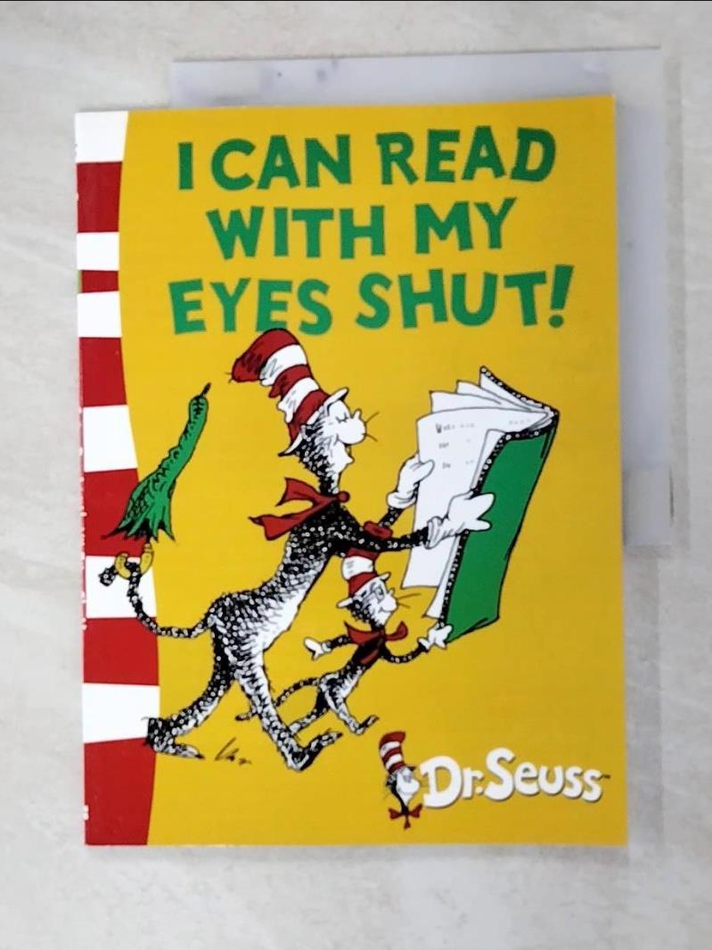 二手書|【JWK】Dr. Seuss Green Back Book: I Can Read With My Eyes Shut_Dr. Se