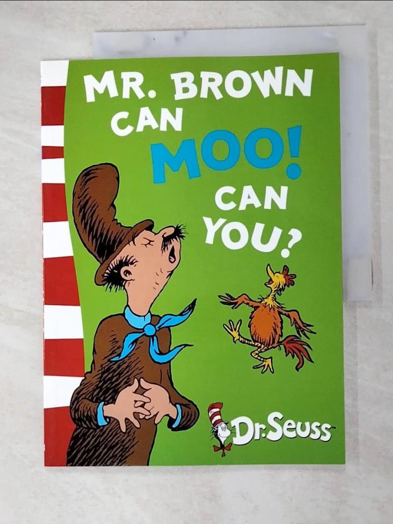 二手書|【JWK】Dr. Seuss Blue Back Book: Mr. Brown Can Moo! Can You?_Dr. Seus