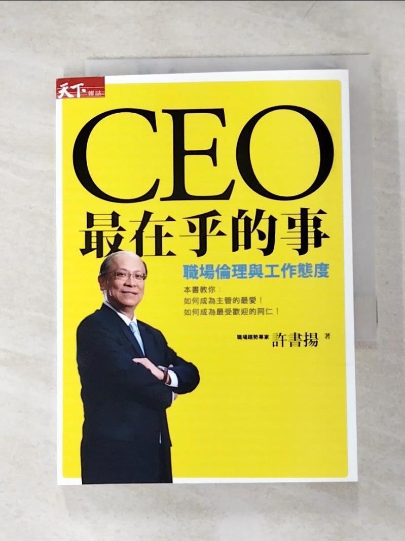 二手書|【BRM】CEO最在乎的事-職場倫理與工作態度_許書揚