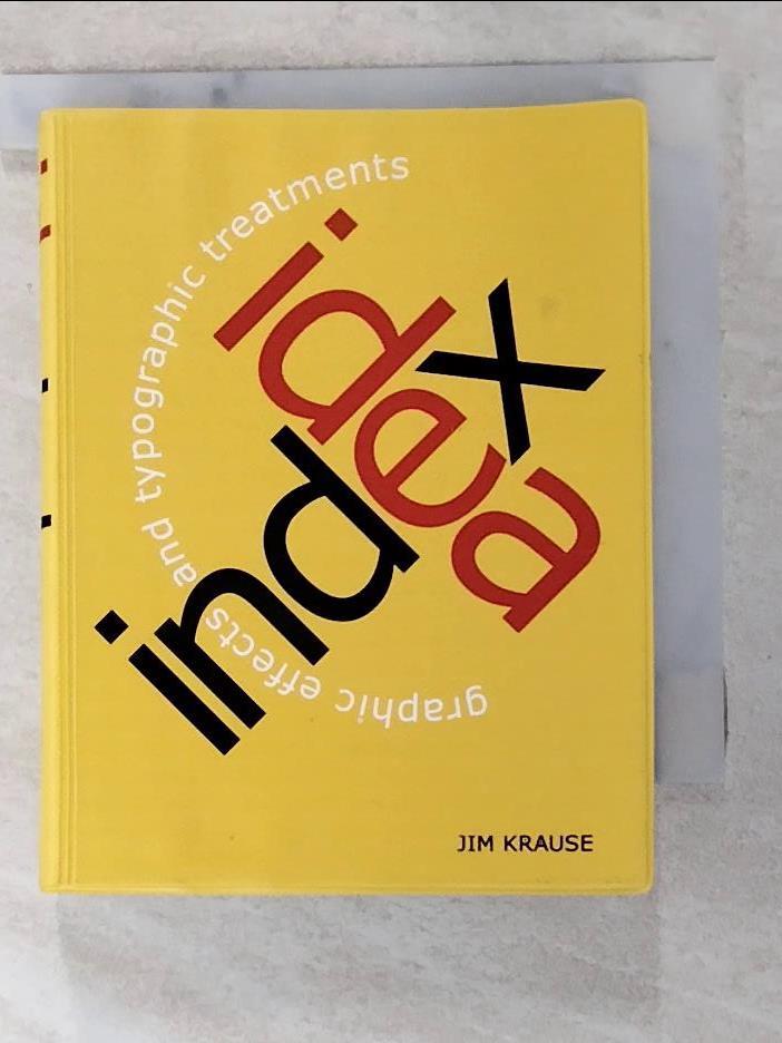 二手書|【H4S】Idea Index: Graphic Effects and Typographic Treatments_KARAUSE, 
