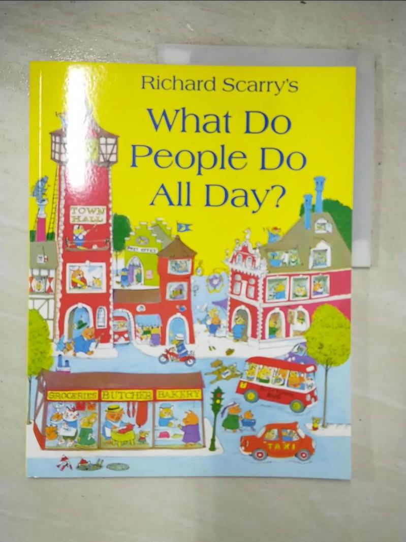 二手書|【DBG】What Do People Do All Day_Richard Scarry