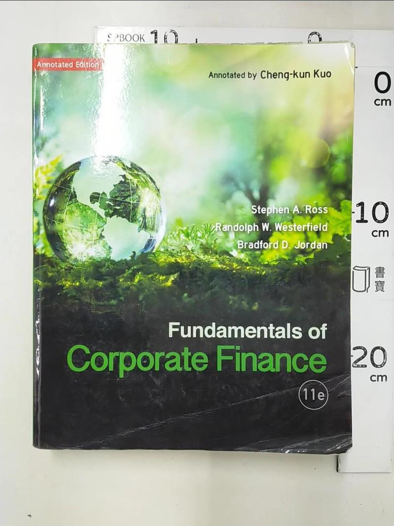 二手書|【JDN】Fundamentals of Corporate Finance11/e_Stephen A. Ross