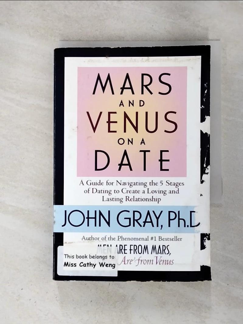 二手書|【B2S】Mars and Venus on a Date: A Guide for Navigating the 5 Stages