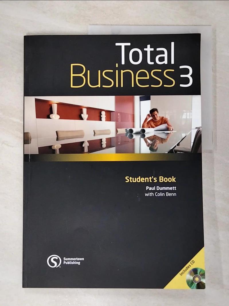 二手書|【EJU】Total Business3-student's book_Cook, Paul Dummett
