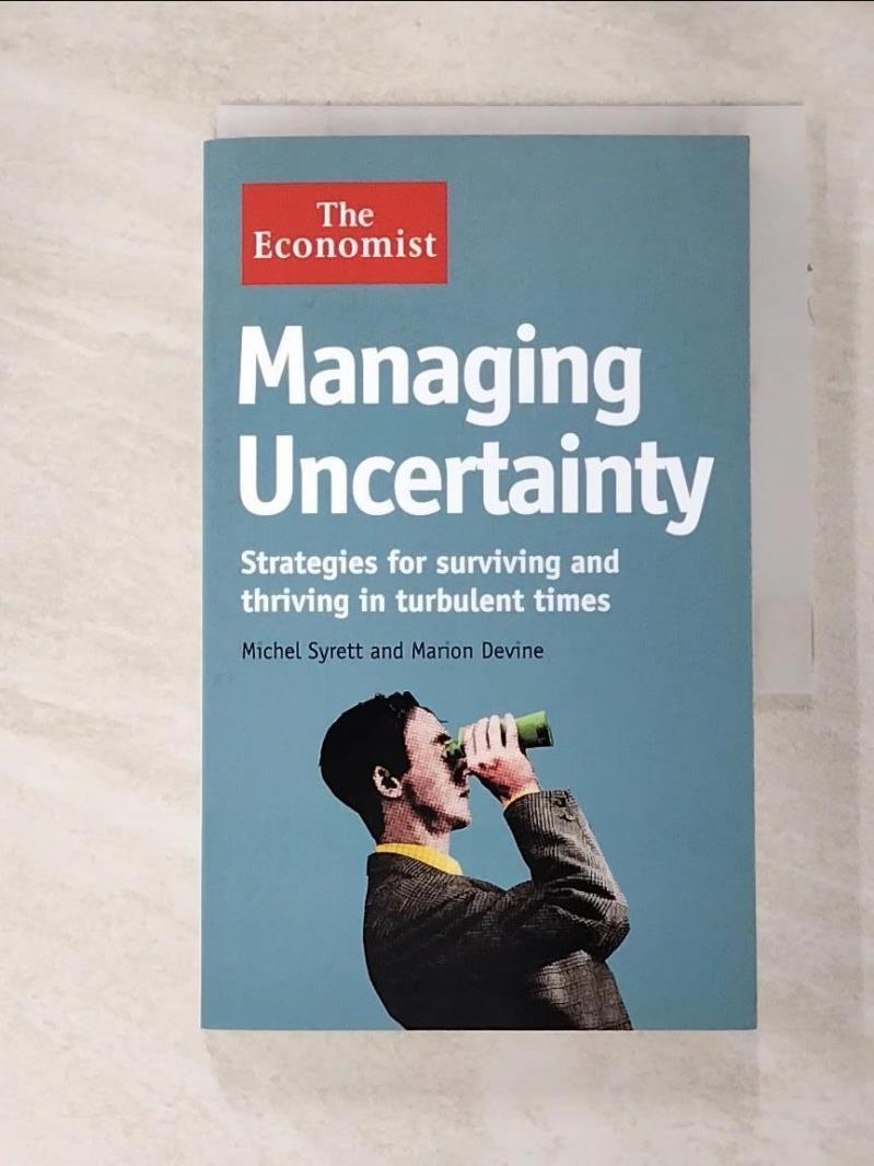 二手書|【CON】Managing uncertainty : strategies for surviving and thriving i