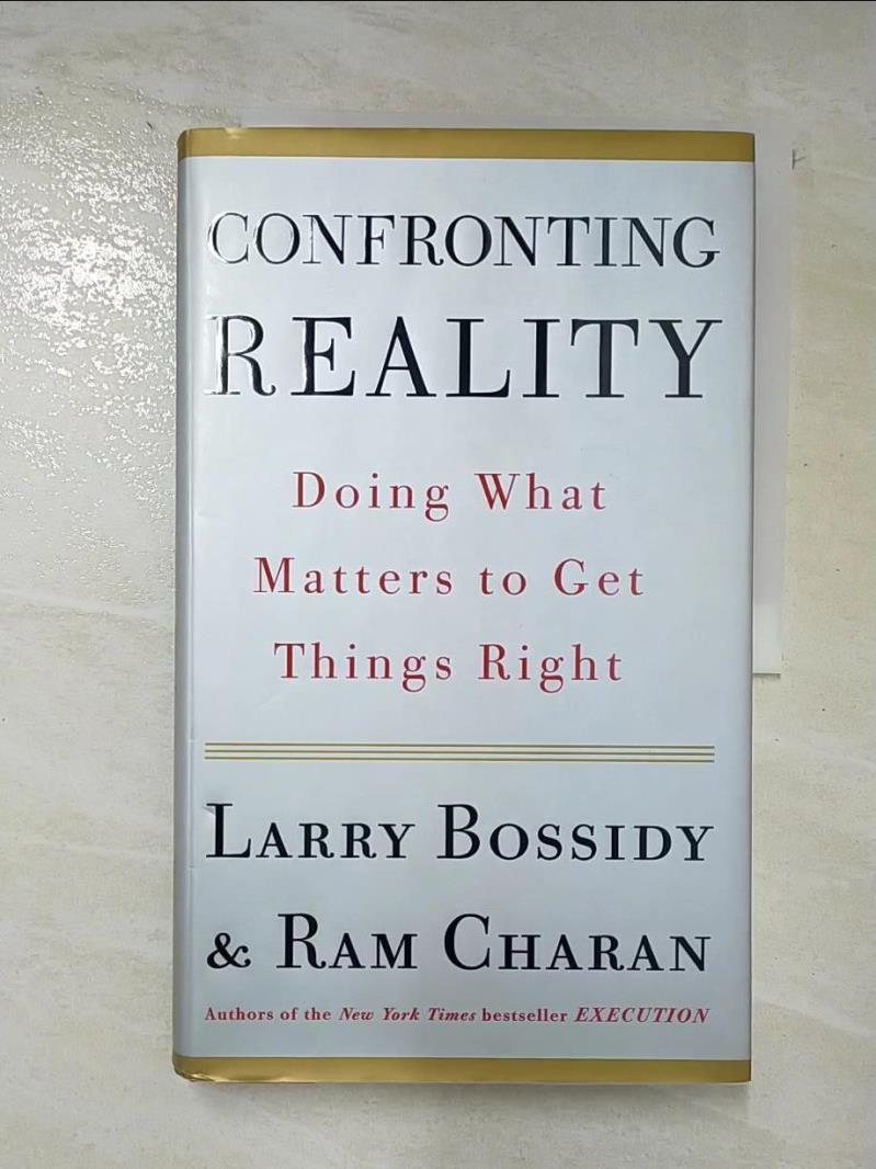 二手書|【DZC】Confronting Reality-Doing What Matters to Get Things Right_BOS