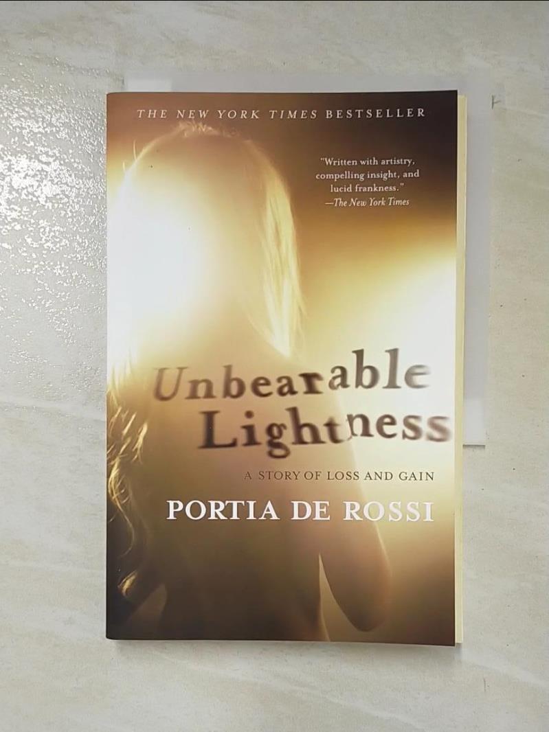 二手書|【LL1】Unbearable Lightness: A Story of Loss and Gain_de Rossi, Portia