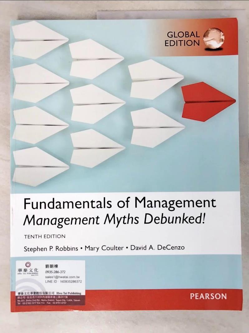 二手書|【JYB】Fundamentals of Management：Management Myths Debunked! (GE) 10／