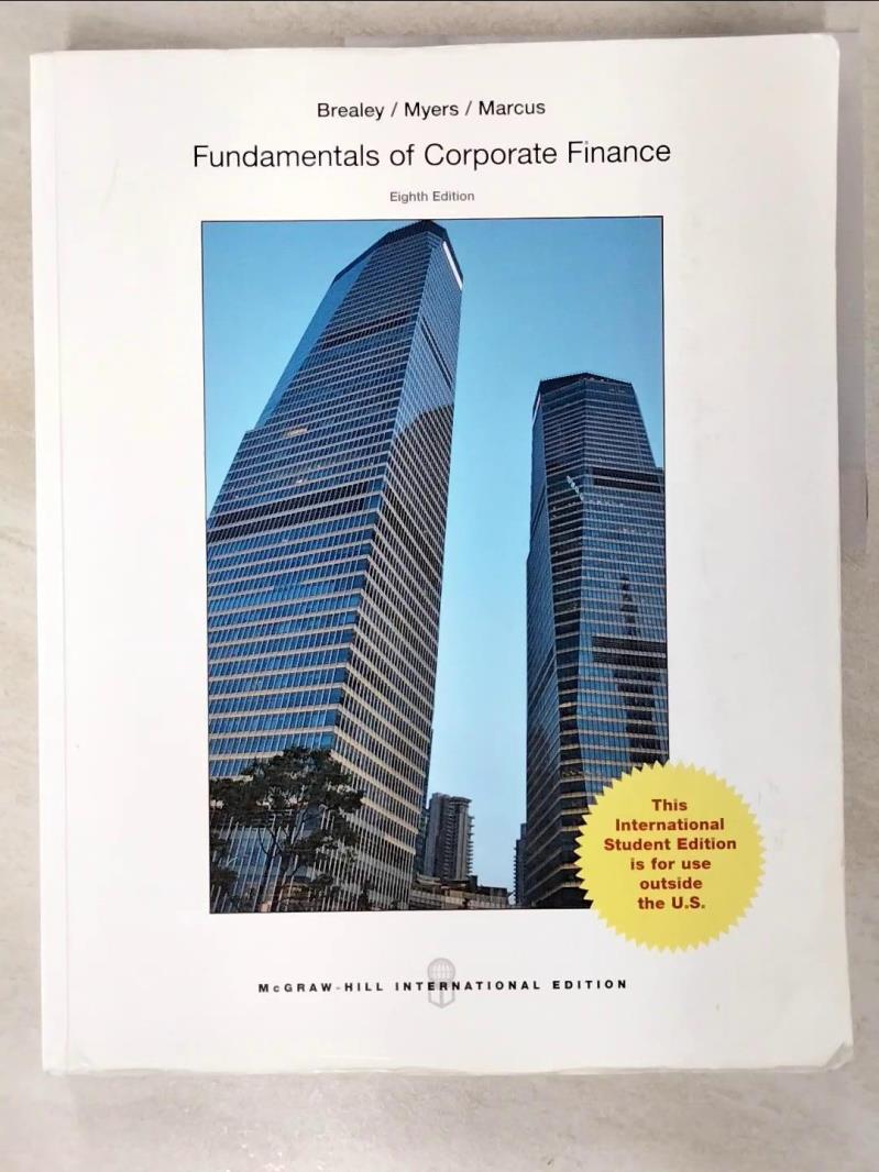 二手書|【D96】Fundamentals of Corporate Finance_Brealey