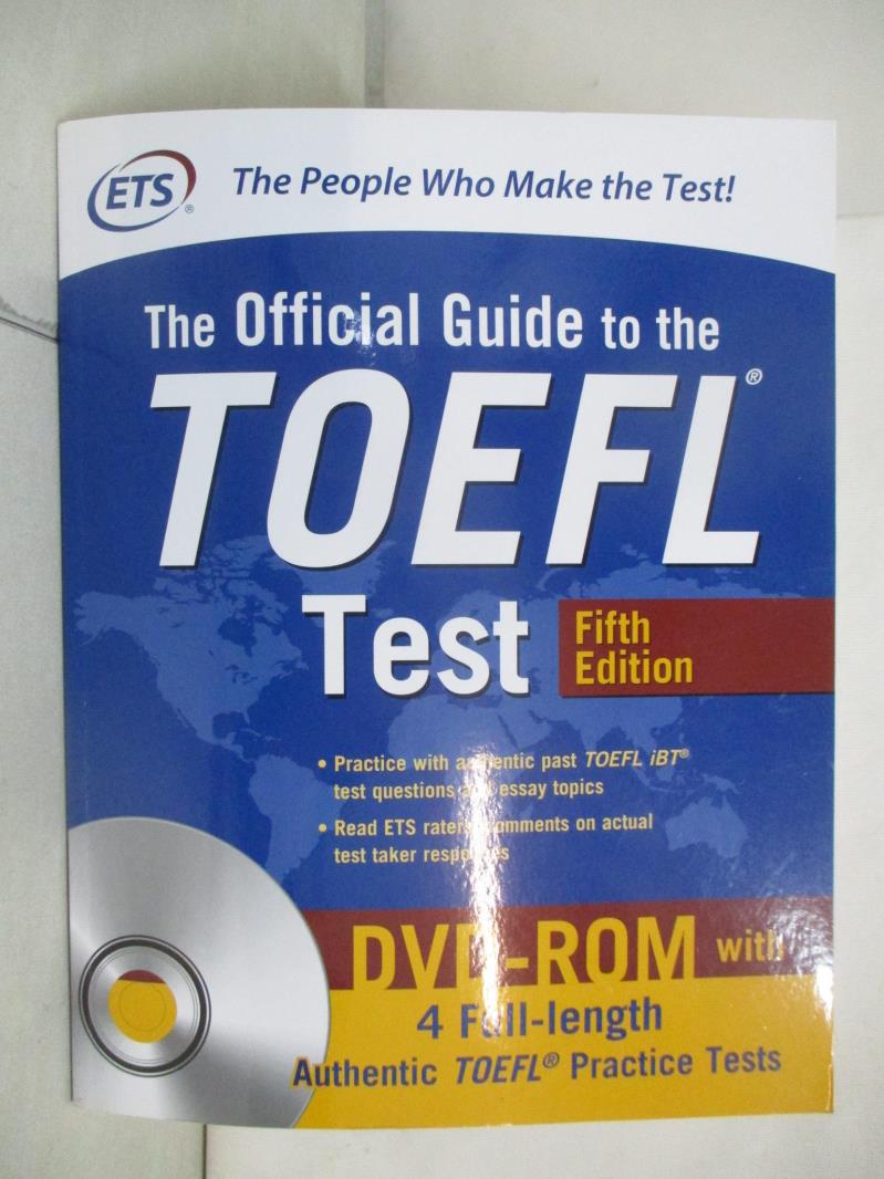 二手書|【FJN】The Offical Guide to the TOEFL Test W/DVD 5E_Educational Testi