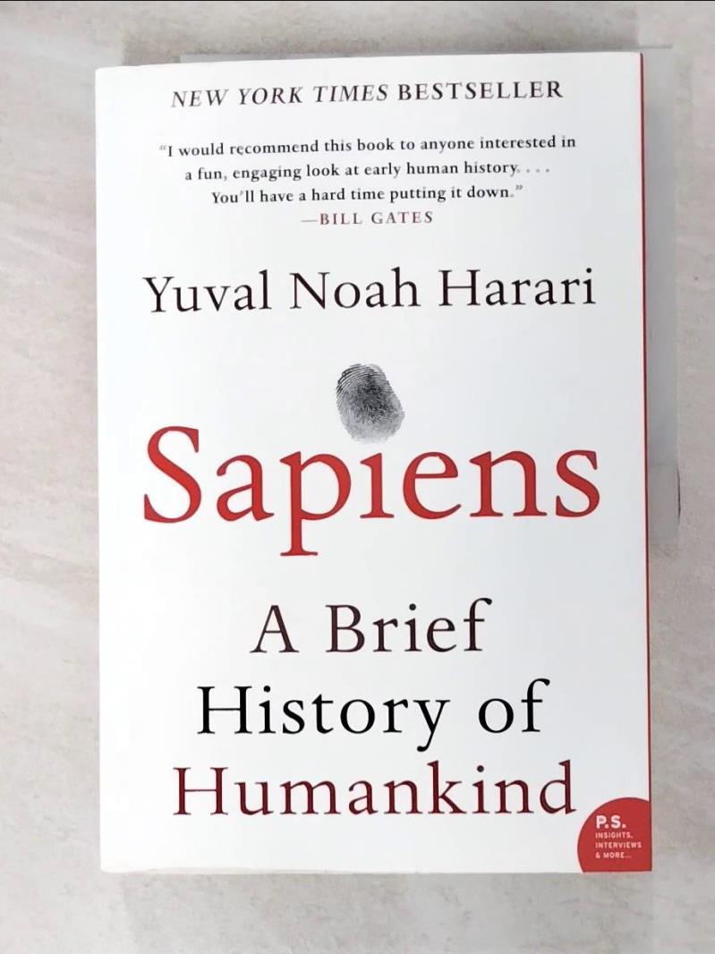 二手書|【I9I】Sapiens: A Brief History of Humankind_Harari, Yuval Noah