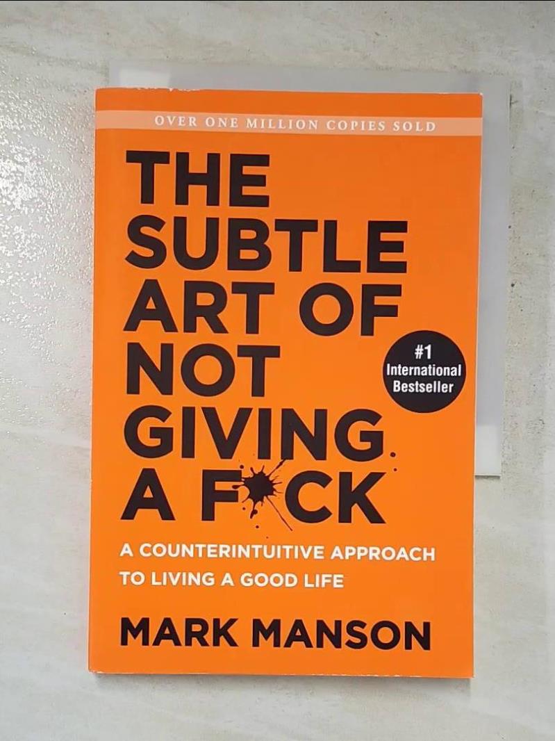 二手書|【GLJ】The Subtle Art of Not Giving a Fuck: A Counterintuitive…_Manson