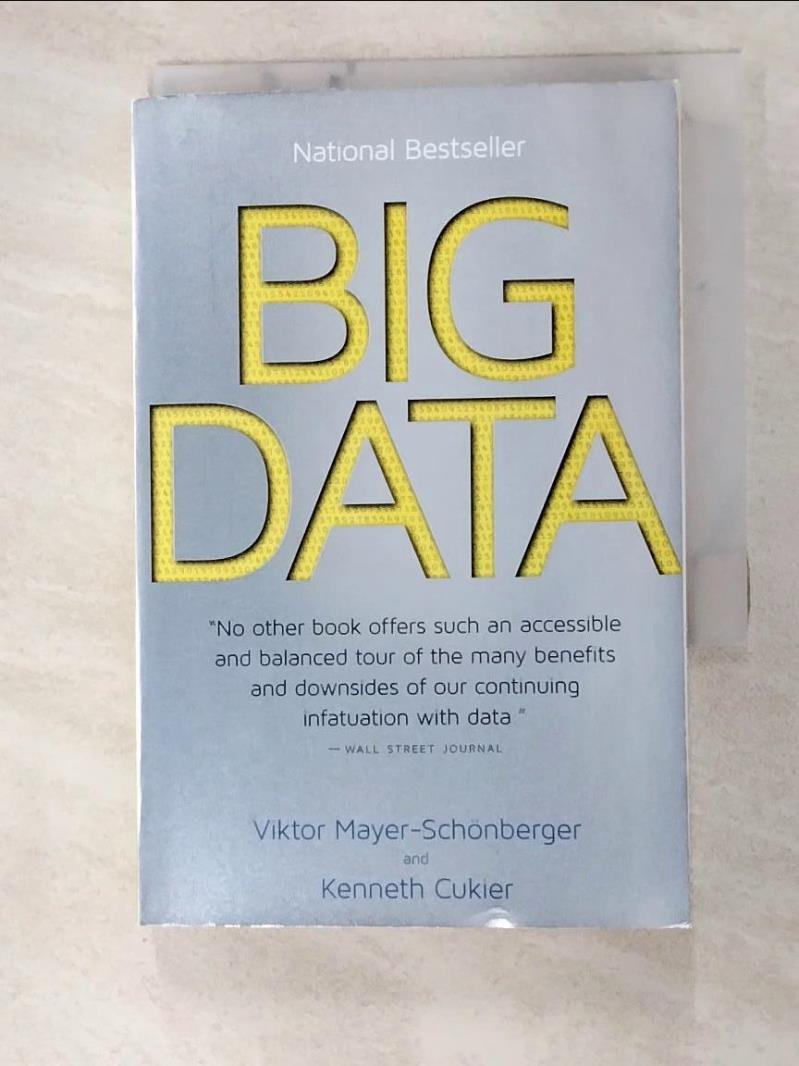 二手書|【GTK】Big Data-A Revolution That Will Transform…_Mayer-Schonberger, V
