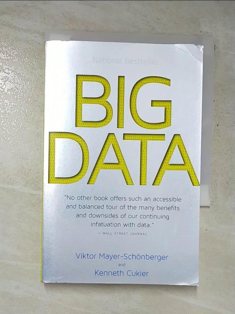 二手書|【G78】Big Data-A Revolution That Will Transform…_Mayer-Schonberger, V