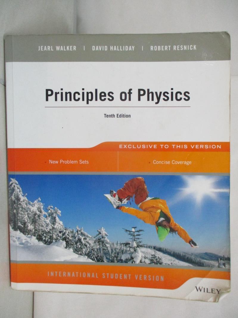 二手書|【DY8】Principles of Physics_David Halliday, Robert Resnick, Jearl W
