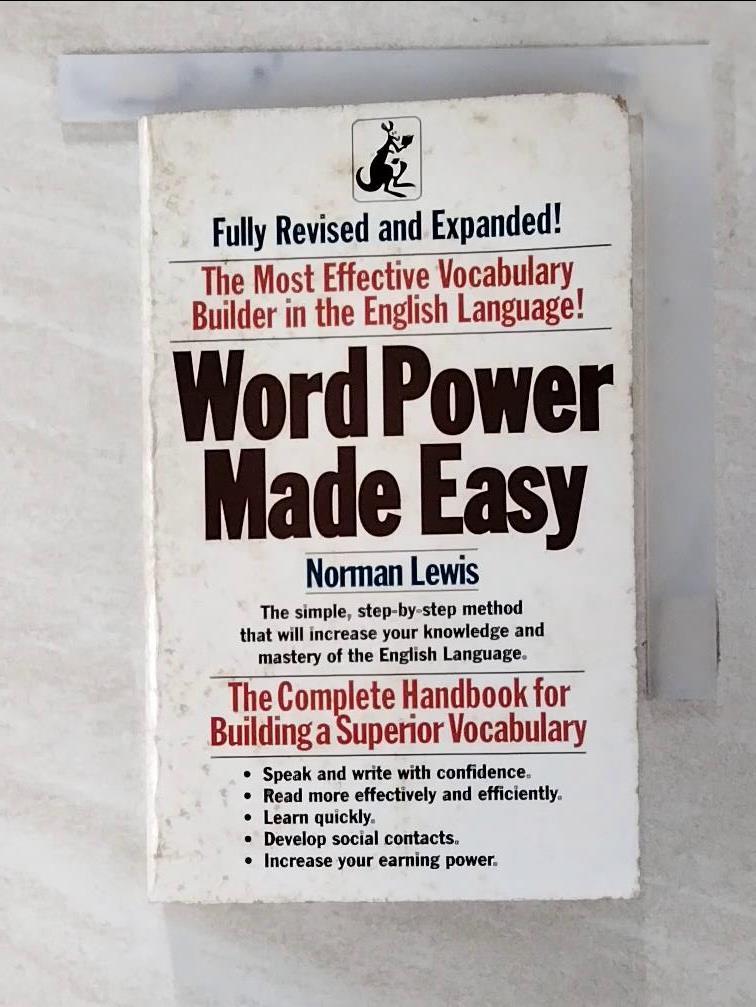 二手書|【IEV】Word Power Made Easy_Lewis, Norman