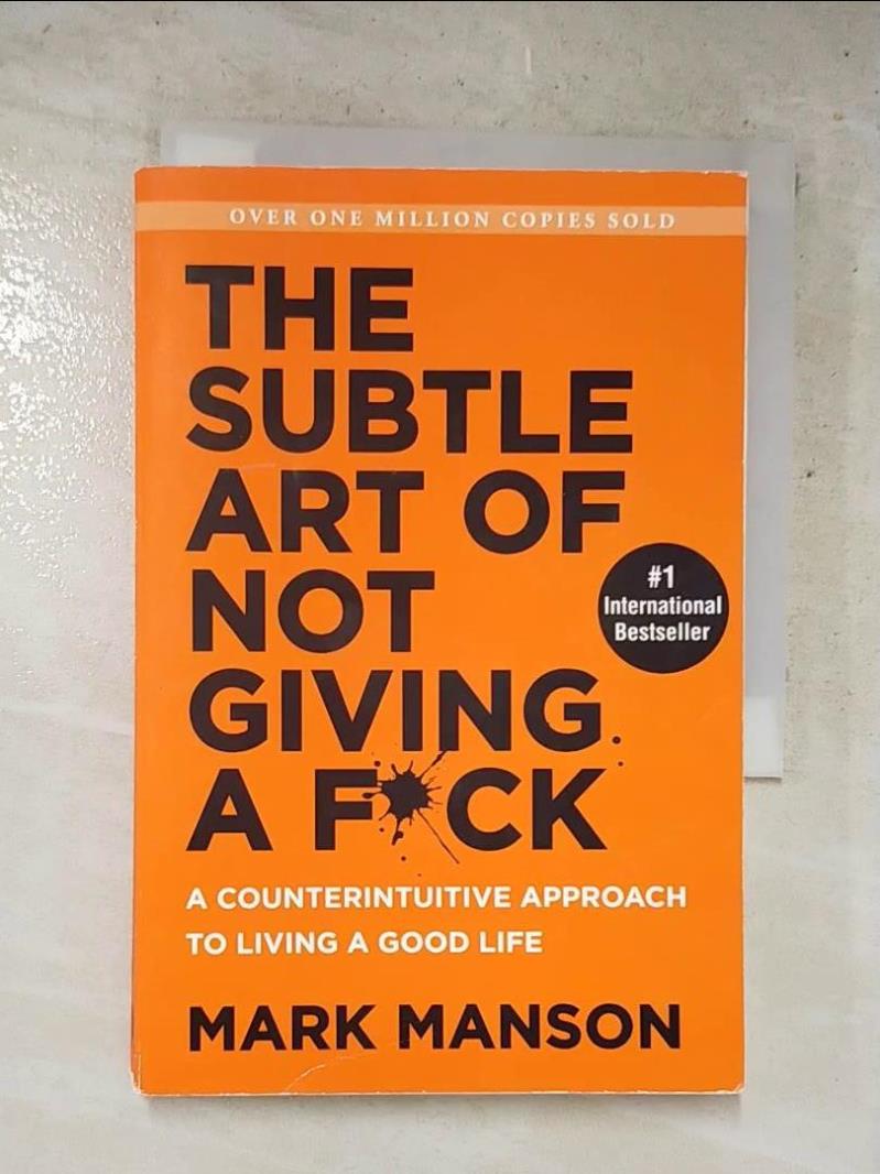 二手書|【LI9】The Subtle Art of Not Giving a Fuck: A Counterintuitive…_Manson