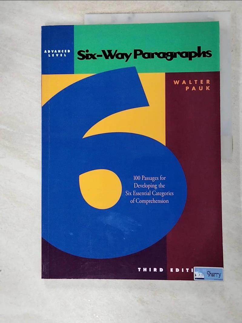二手書|【DFX】Six-Way Paragraphs_PAUK