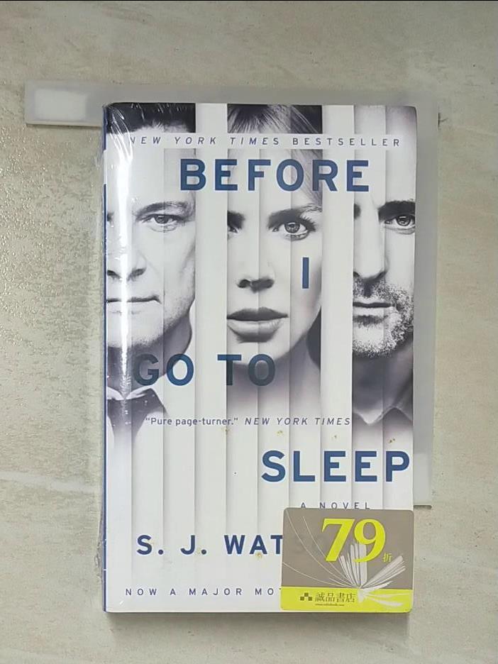 二手書|【ADY】Before I Go to Sleep_S. J. Watson