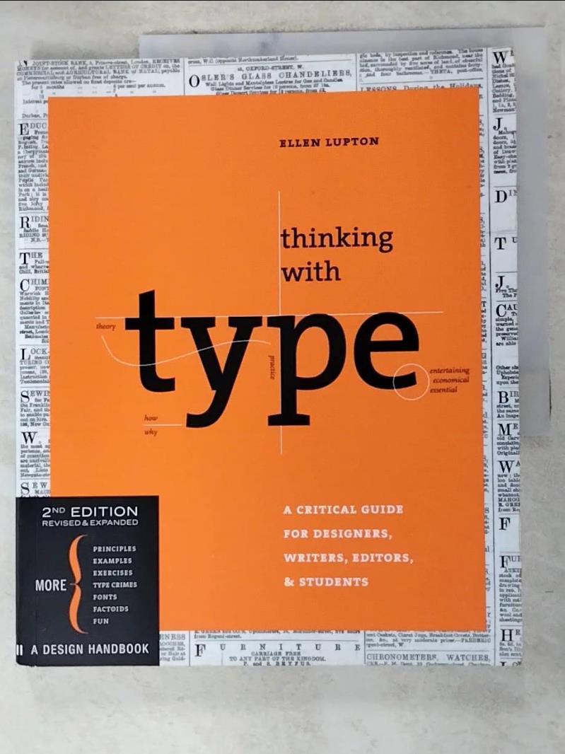 二手書|【DLZ】Thinking with Type: A Critical Guide for Designers, Writers, Edi